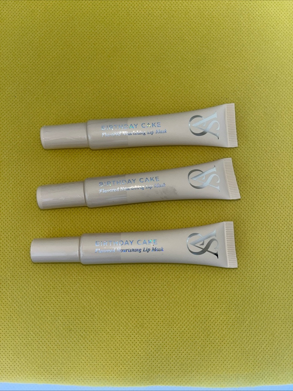 New Victoria's Secret | Birthday Cake Flavored Nourishing Lip Mask Set of 3